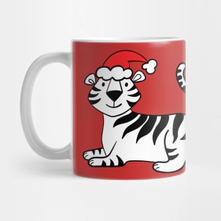 Christmas Tiger Mug